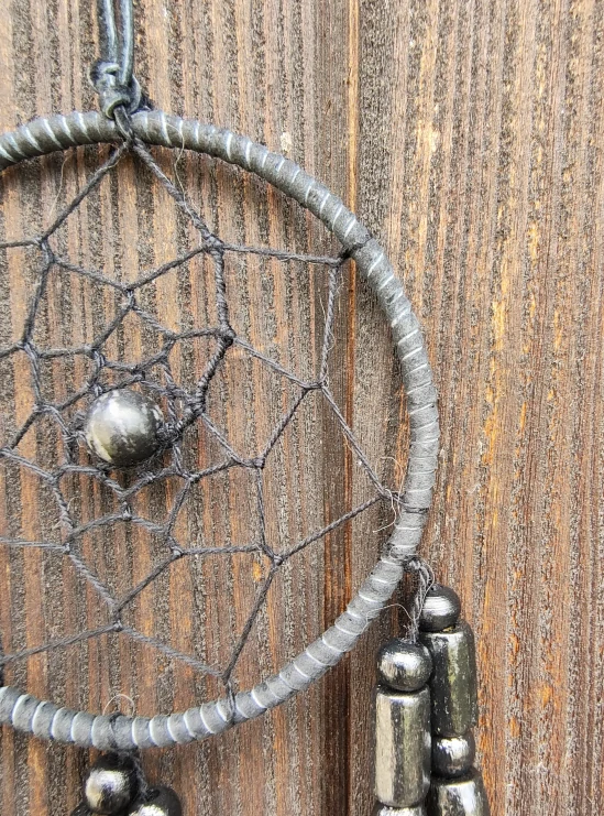 Lapač snů-authentic-7 cm - černý s jaspisem